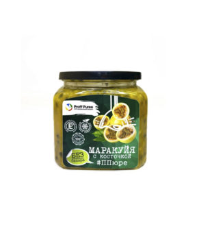 Пюре замороженное Маракуйя с косточкой Proff Puree (без сахара), 500гр